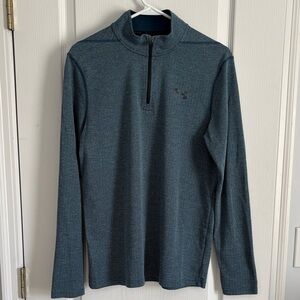 Under Armour Teal Long Sleeve Quarter-Zip - Men’s Size Small